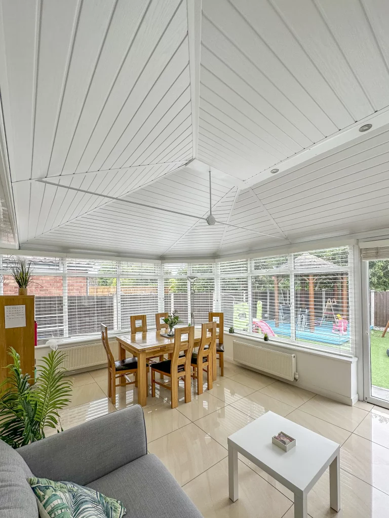 Insulated Conservatory Dining area